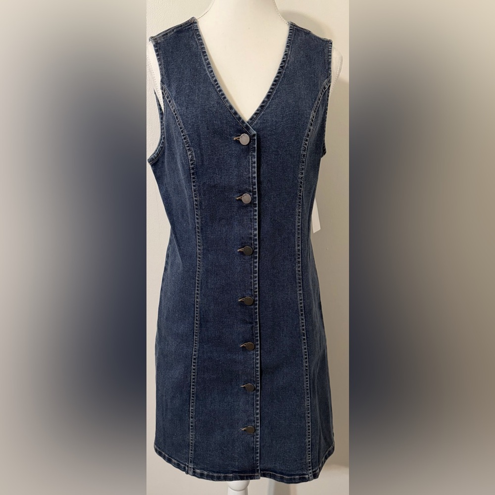 Habitual Women's Dark Blue Denim Dress